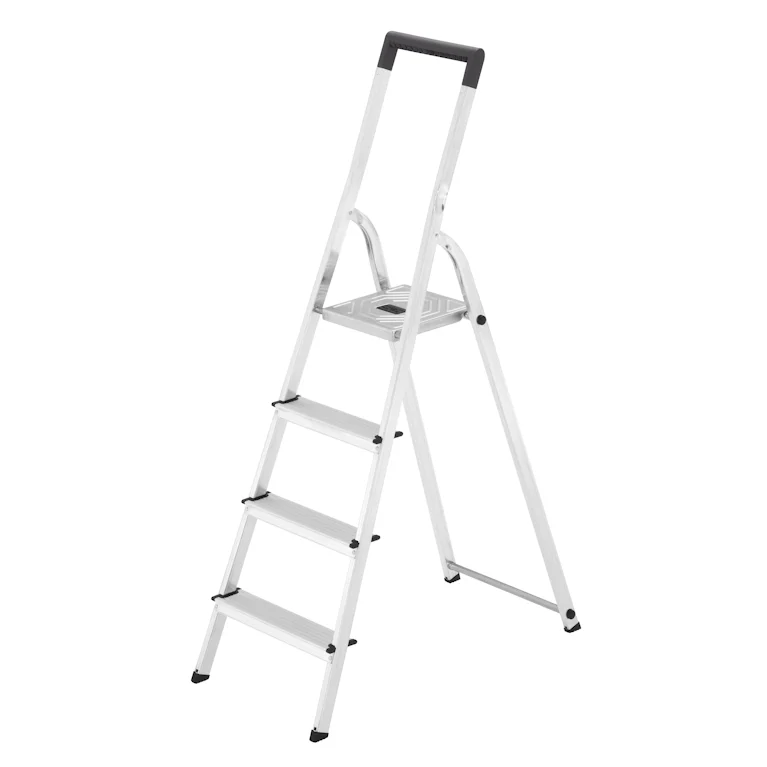 Hailo huishoudtrap L40 4 alu steps