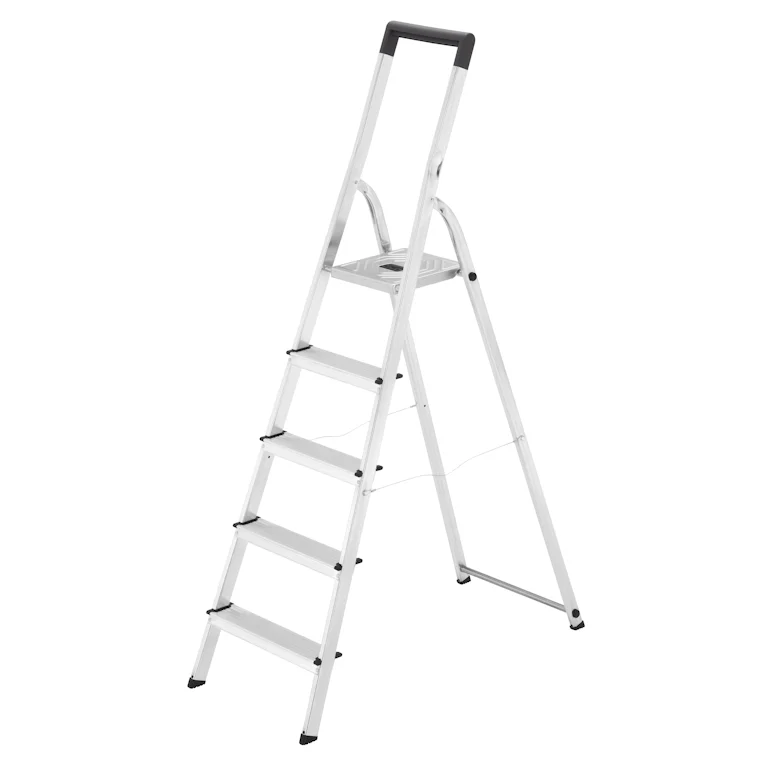 Hailo huishoudtrap L40 5 alu steps
