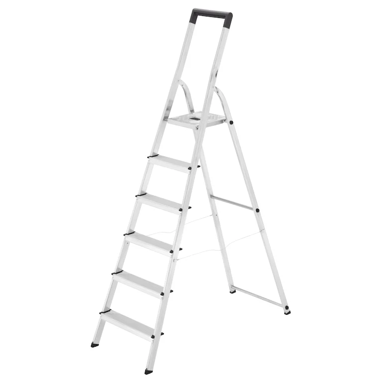 Hailo huishoudtrap L40 6 alu steps