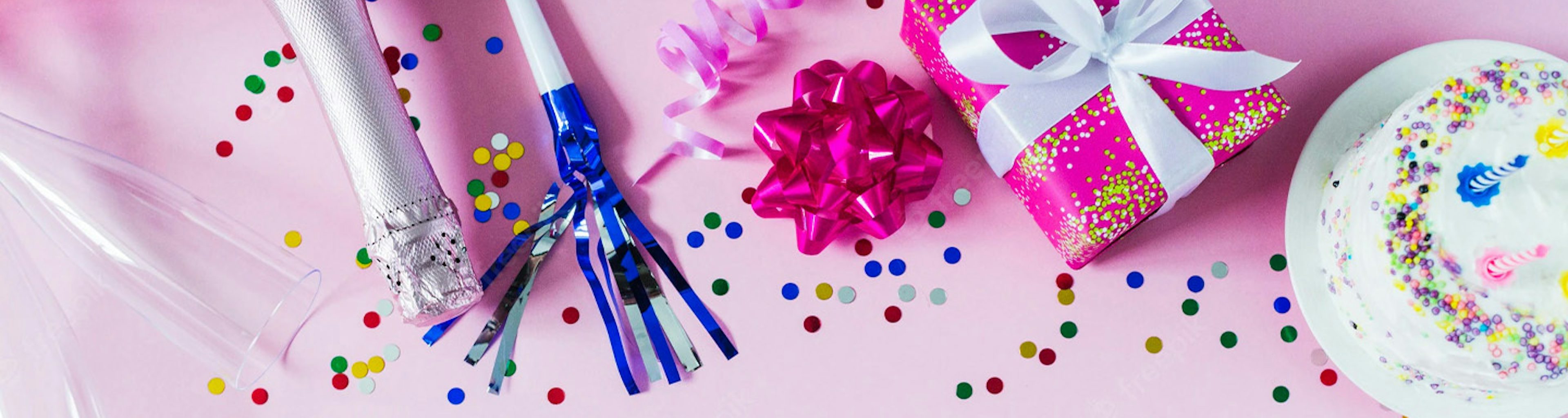 Homepage banner feest artikelen