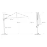 Platinum Challenger zweefparasol T2 premium 3x3 lush green