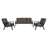 Qopps Izard lounge set met tafel set Sprog