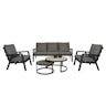 Qopps Izard lounge set met tafel set Sprog