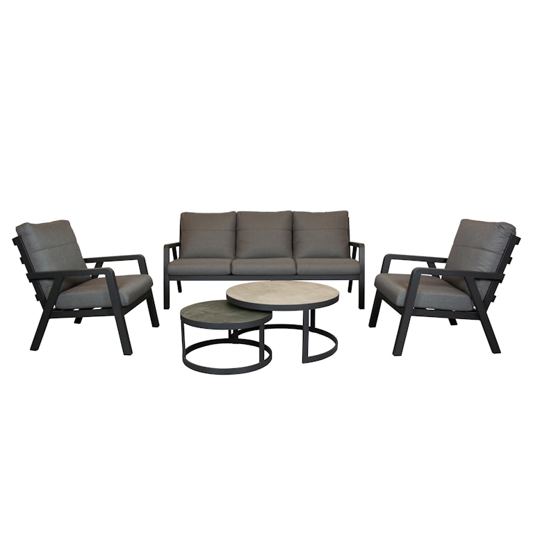 Qopps Izard lounge set met tafel set Sprog