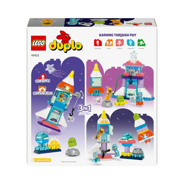 LEGO® DUPLO 10422 3-in-1 ruimteavontuur ruimteschip speelgoed