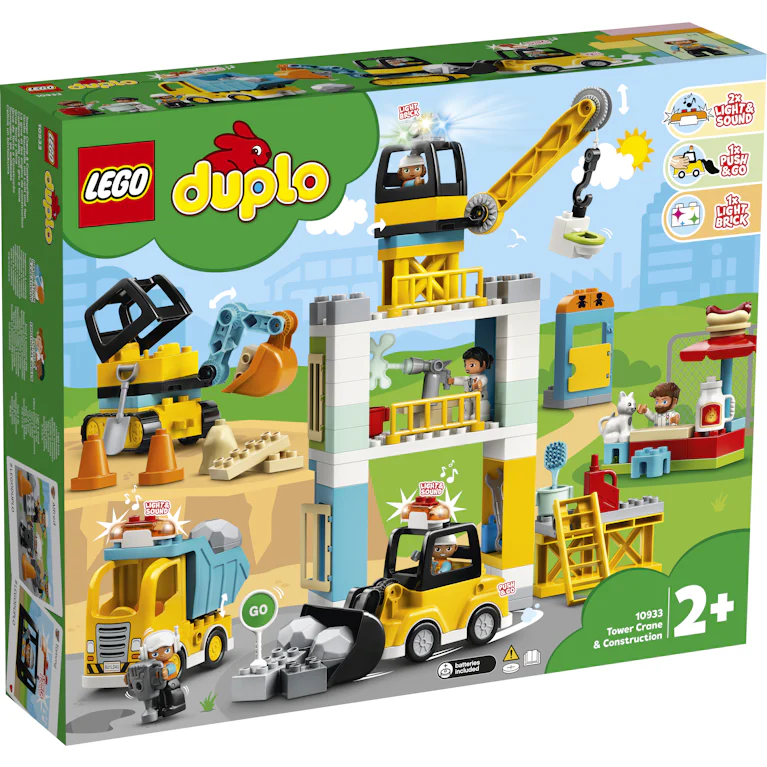 LEGO® DUPLO 10933 Torenkraan & Bouwterrein