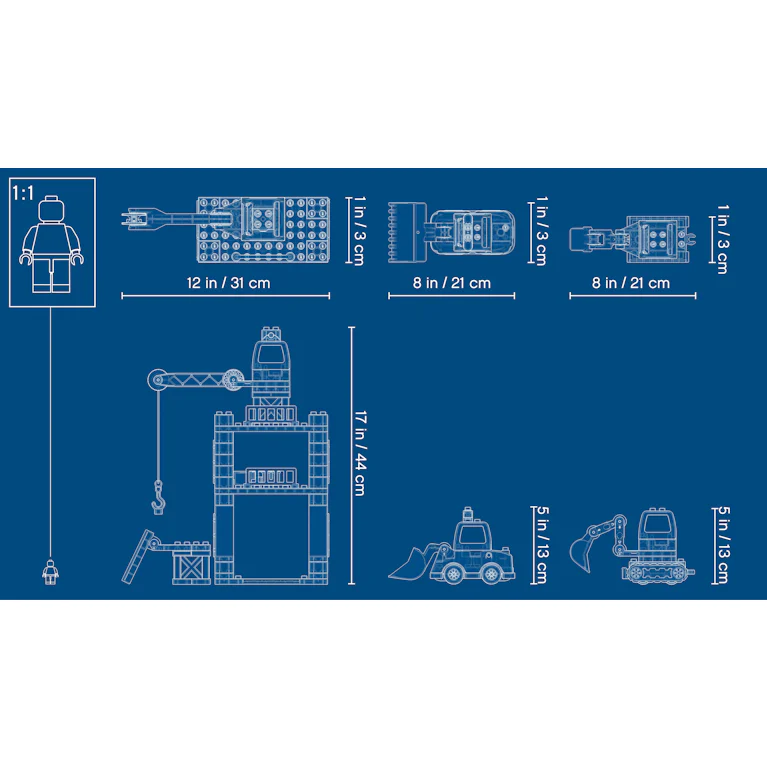 LEGO® DUPLO 10933 Torenkraan & Bouwterrein