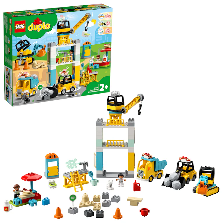 LEGO® DUPLO 10933 Torenkraan & Bouwterrein
