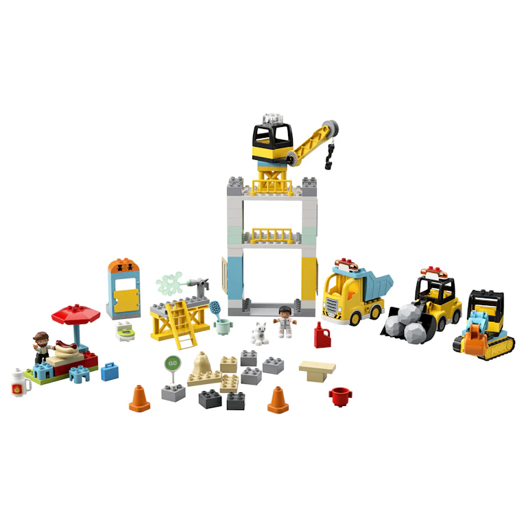 LEGO® DUPLO 10933 Torenkraan & Bouwterrein
