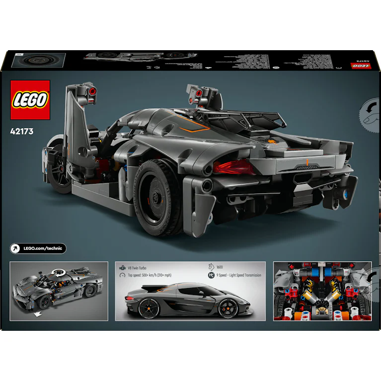 LEGO® Technic 42173 LEGO Koenigsegg Jesko absolut grijze hypercar