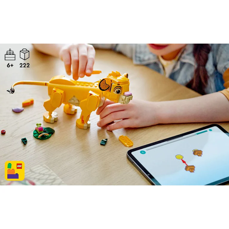 LEGO® Disney 43243 Simba de Leeuwenkoning als welp
