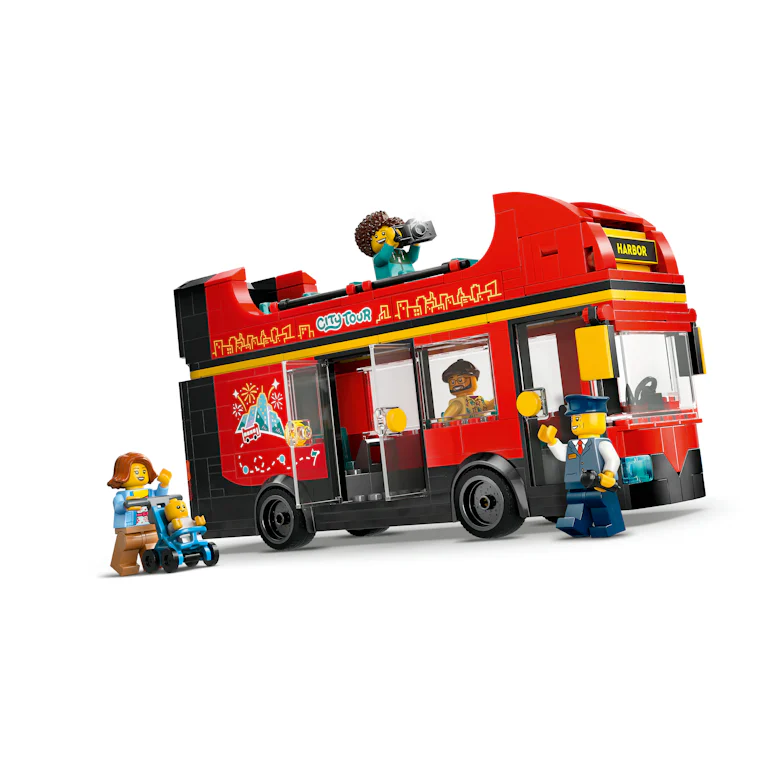 LEGO® City 60407 toeristische rode dubbeldekker