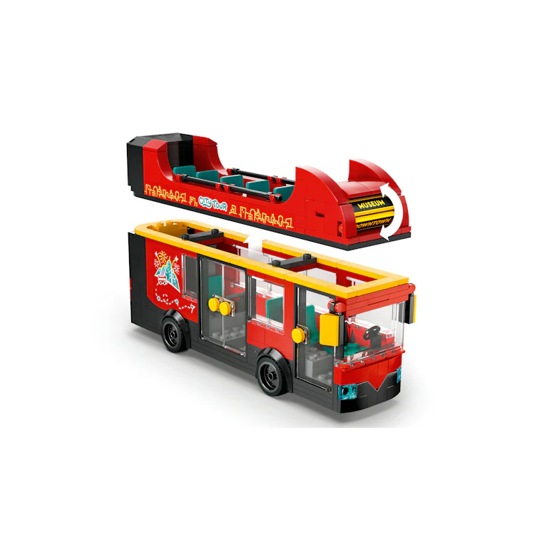 LEGO® City 60407 toeristische rode dubbeldekker