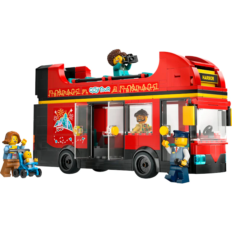 LEGO® City 60407 toeristische rode dubbeldekker