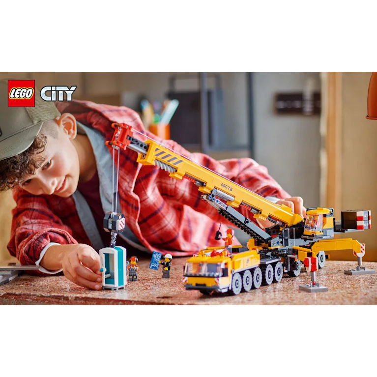 LEGO® City 60409 gele mobiele bouwkraan