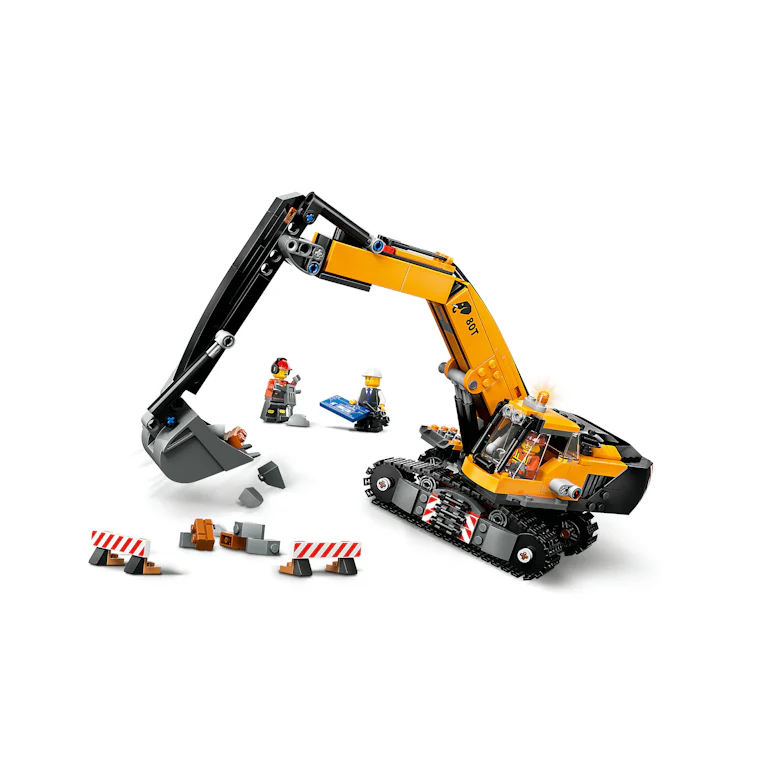 LEGO® City 60420 gele graafmachine