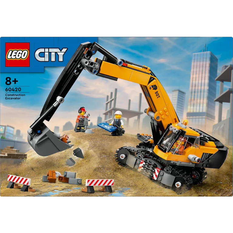 LEGO® City 60420 gele graafmachine
