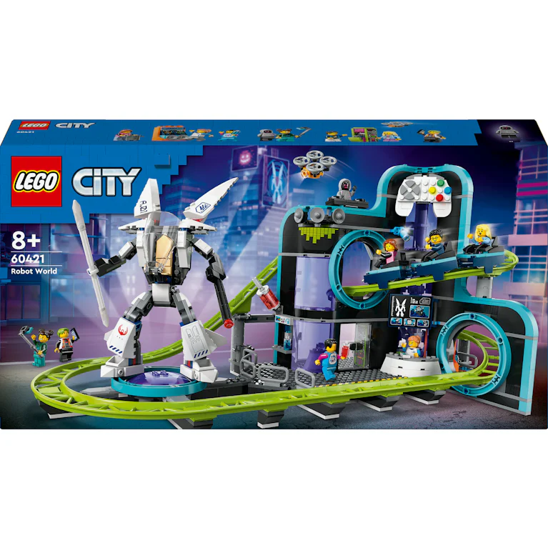 LEGO® City 60421 achtbaan in robotwereld