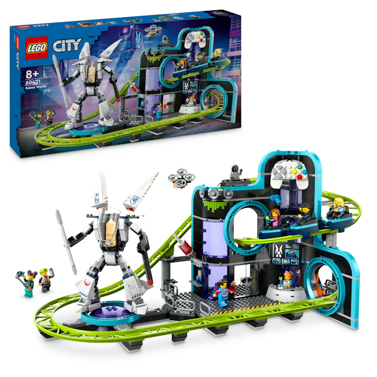 LEGO® City 60421 achtbaan in robotwereld