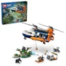 LEGO® City 60437 Jungleonderzoekers: helikopter bij de basis