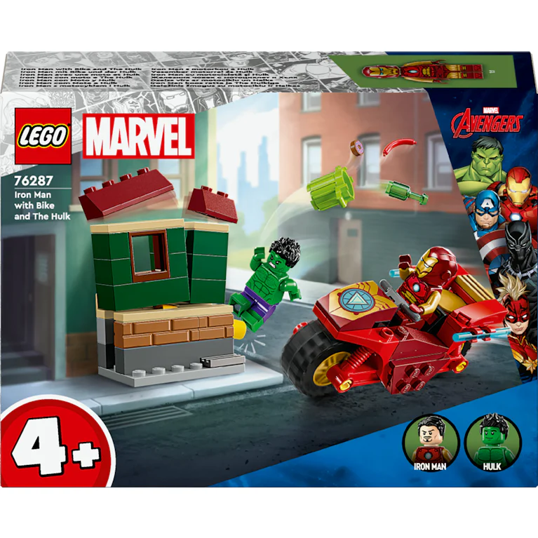 LEGO® Marvel 76287 Iron Man met motor en de Hulk