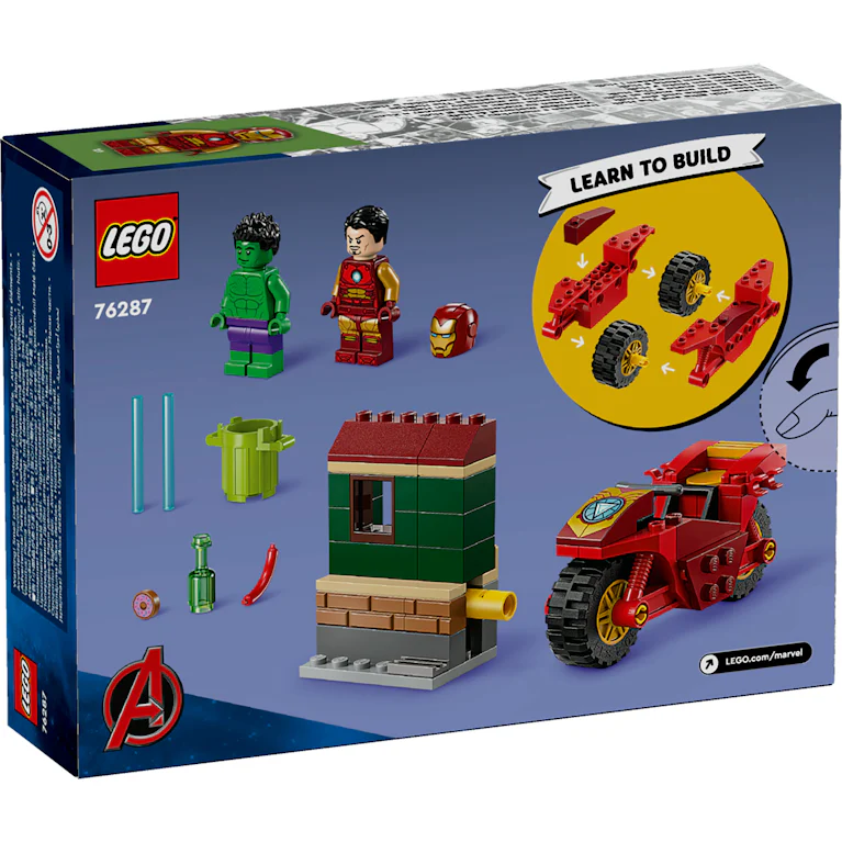 LEGO® Marvel 76287 Iron Man met motor en de Hulk