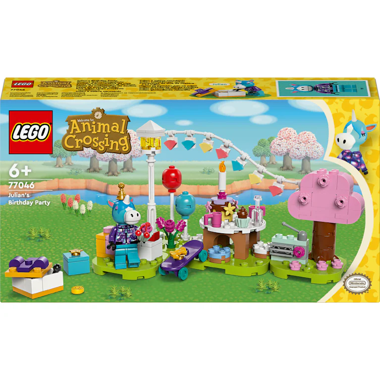 LEGO® Animal Crossing™ 77046 Julians verjaardagsfeestje