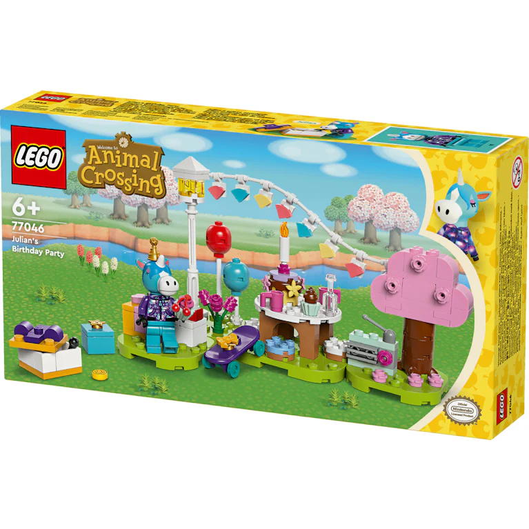 LEGO® Animal Crossing™ 77046 Julians verjaardagsfeestje
