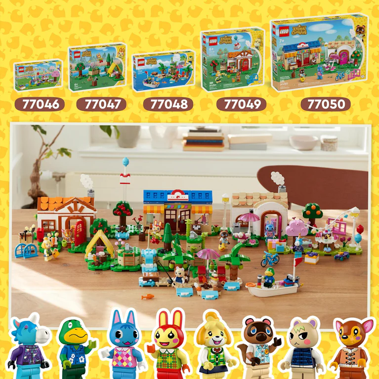 LEGO® Animal Crossing™ 77046 Julians verjaardagsfeestje