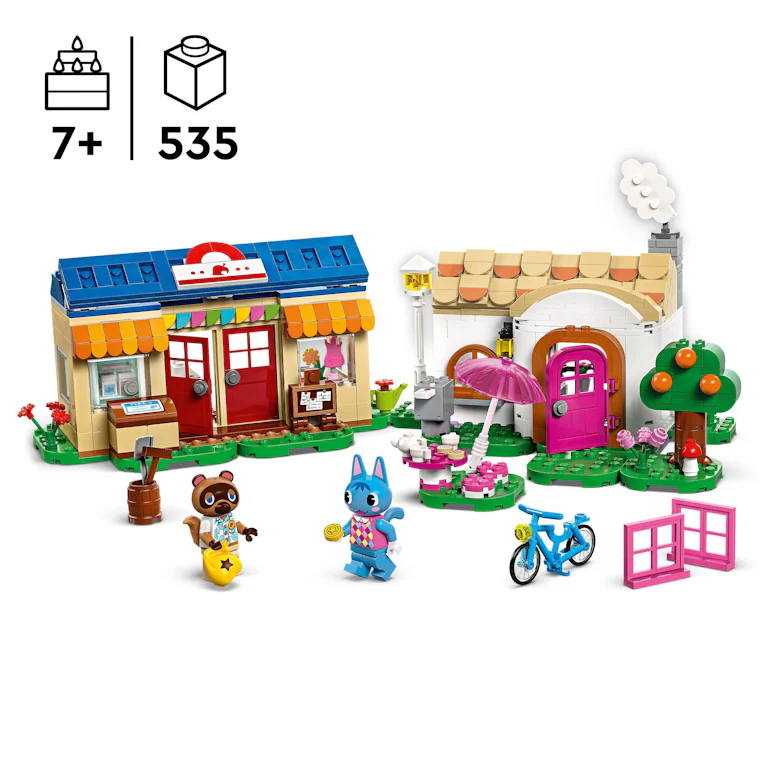 LEGO® Animal Crossing™ 77050 Nooks hoek en Rosie's huis