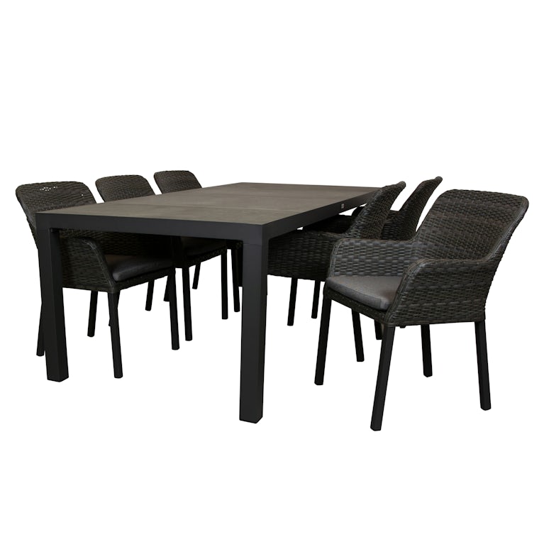 Qopps Levas tuintafel met Riverside dining tuinstoel