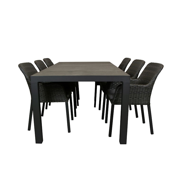 Qopps Levas tuintafel met Riverside dining tuinstoel