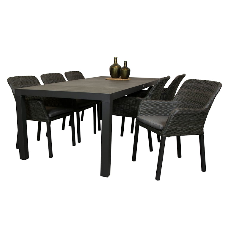 Qopps Levas tuintafel met Riverside dining tuinstoel