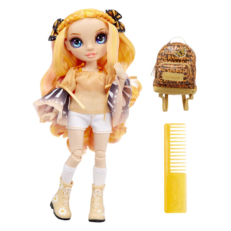 Rainbow High Junior High Fashion Doll - Poppy Rowan (Orange)