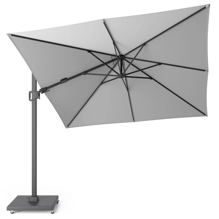 Platinum Sunset zweefparasol T2 3x3 licht grijs