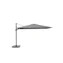 Platinum Challenger zweefparasol T2 premium 2.60x3.50 manhattan licht grijs