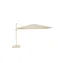 Platinum Challenger zweefparasol T2 Premium 2.6x3.5 champagne sand stone