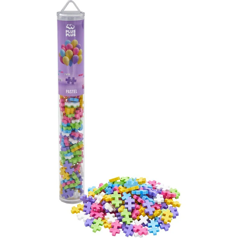 Plus-Plus tube pastel: 100 stuks (4025)