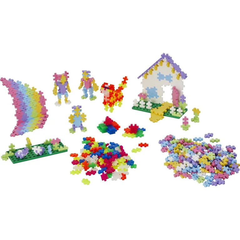 Plus-Plus Learn to Build pastel: 600 stuks (5009)