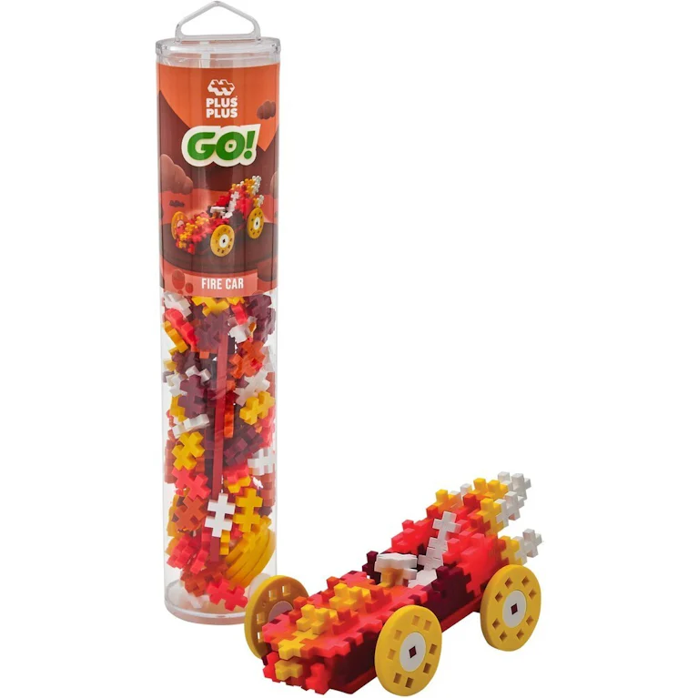 Plus-Plus tube auto vuur: 200 stuks (4257)