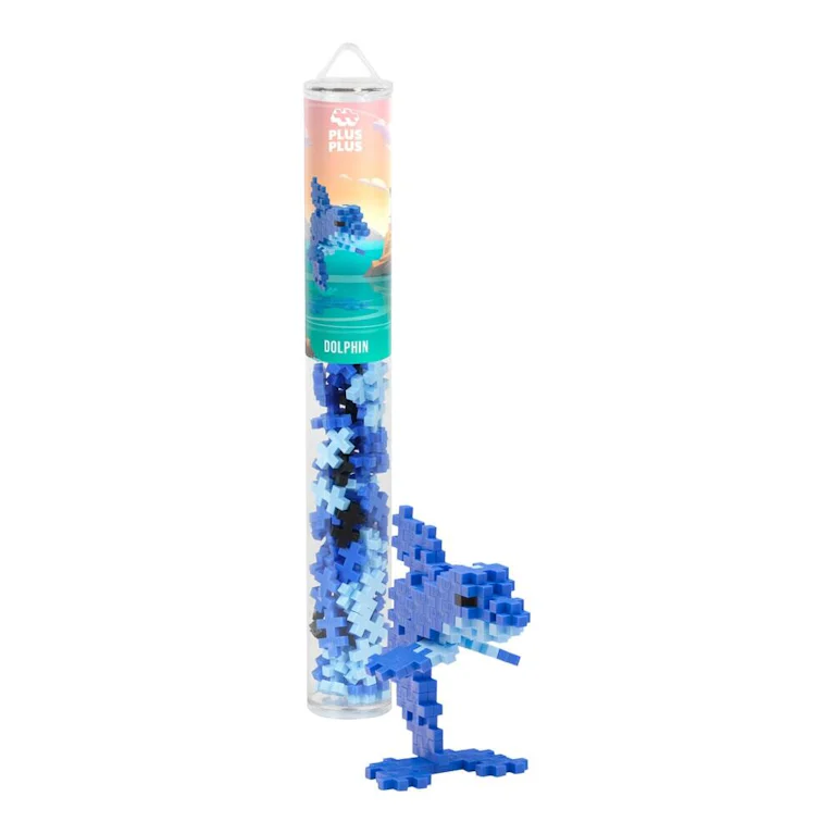 Plus-Plus tube dolfijn: 100 stuks (4325)