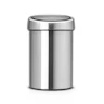 Brabantia touch bin wandafvalemmer 3 liter matt steel fingerprint proof