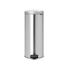 Brabantia pedaalemmer Newlcon 30 liter matt steel fingerprint proof