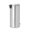 Brabantia pedaalemmer Newlcon 30 liter matt steel fingerprint proof