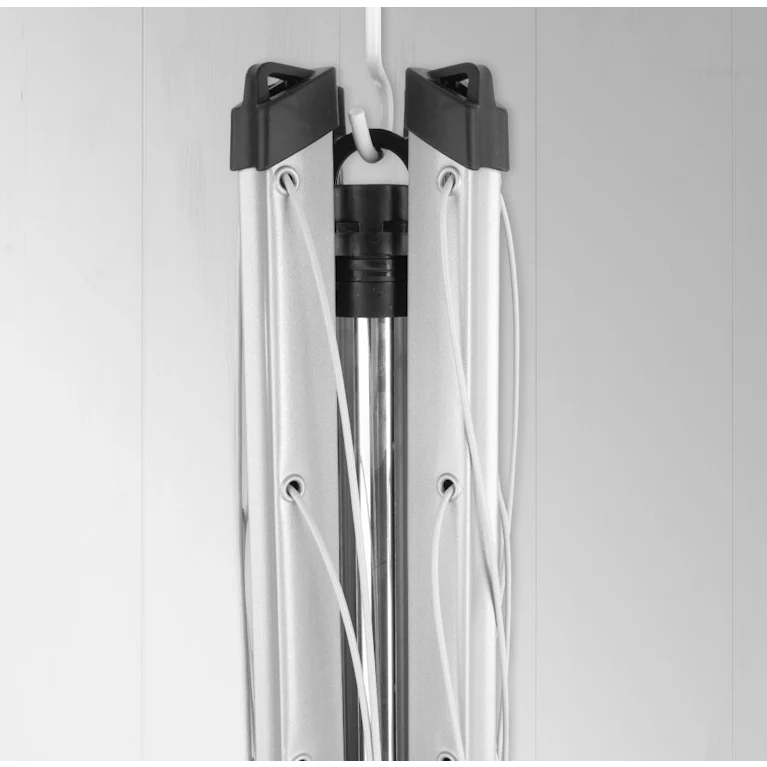 Brabantia topspinner droogmolen met metalen grondanker 40 meter metallic grey