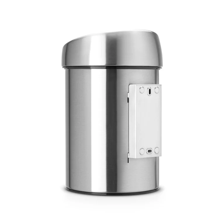Brabantia touch bin wandafvalemmer 3 liter matt steel fingerprint proof