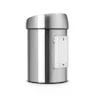 Brabantia touch bin wandafvalemmer 3 liter matt steel fingerprint proof