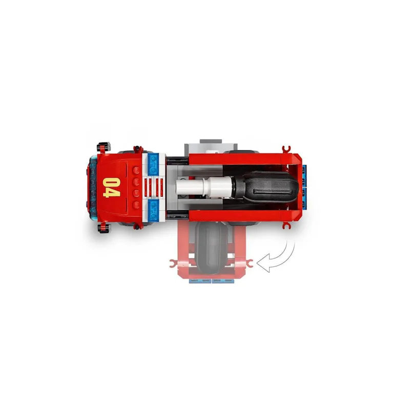 LEGO® City 60214 Brand bij het hamburgerrestaurant