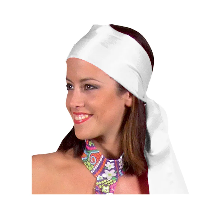 Sjaal / shawl satijn paars