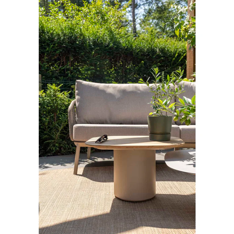 Taste by 4SO Puglia loungeset bank 3-zits met 2 lounge stoelen latte